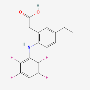 Chemical structure of Robenacoxib