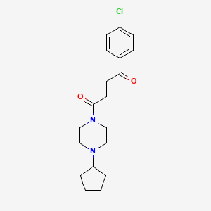 Chemical structure of NNC 38-1049