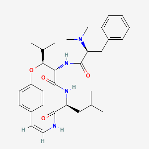 Chemical structure of Frangufoline