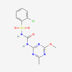 Chemical structure of Chlorsulfuron