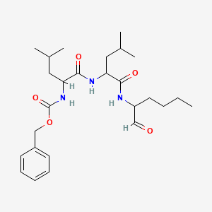 Chemical structure of Z-LLNle-CHO
