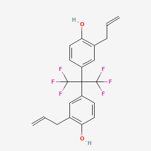Chemical structure of Hexafluoro