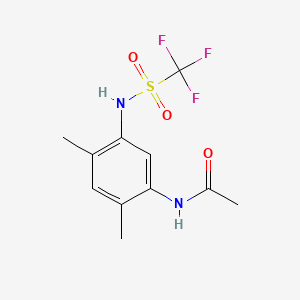 Chemical structure of Mefluidide