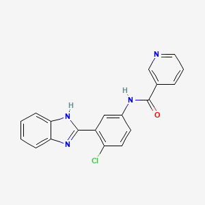 Chemical structure of AZSMO-23