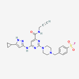 Chemical structure of XO44