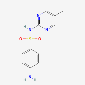 Chemical structure of Sulfaperin