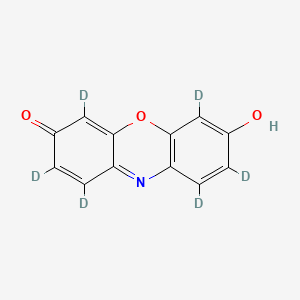 Chemical structure of Resorufin-d6