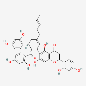 Chemical structure of Sanggenon G