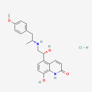 Chemical structure of Carmoterol hydrochloride