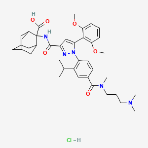 Chemical structure of SR 142948A