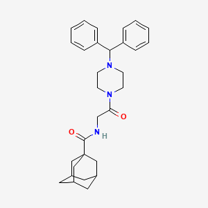 Chemical structure of LASV inhibitor 3·3