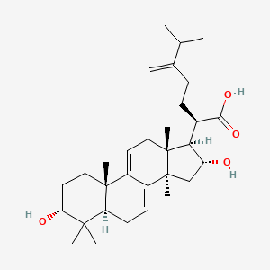 Chemical structure of 3-Epidehydrotumulosic acid