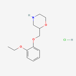 Chemical structure of Viloxazine hydrochloride