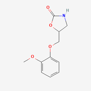 Chemical structure of Mephenoxalone