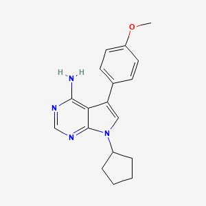 Chemical structure of NCGC00262650