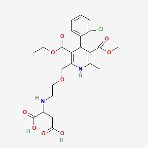 Chemical structure of Amlodipine aspartic acid impurity