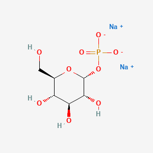 Chemical structure of α-D-Glucose-1-phosphate disodium