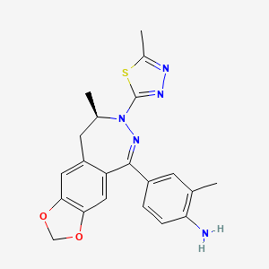 Chemical structure of BDZ-g