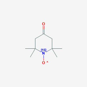 Chemical structure of Tempone-15N,d16