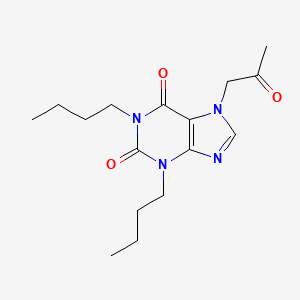 Chemical structure of Denbufylline