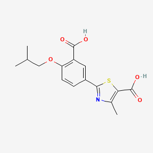 Chemical structure of Febuxostat Acid