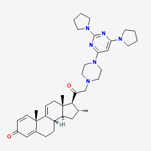 Chemical structure of Tirilazad