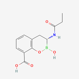 Chemical structure of Ledaborbactam