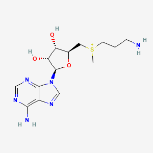Chemical structure of (S)-Adenosylmethionine decarboxylated-d3 (sulfuric)