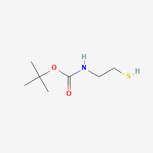 Chemical structure of 2-(Boc-amino)ethanethiol