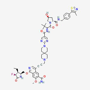 Chemical structure of PROTAC IRAK4 degrader-3