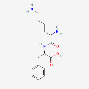 Chemical structure of Lys-Phe