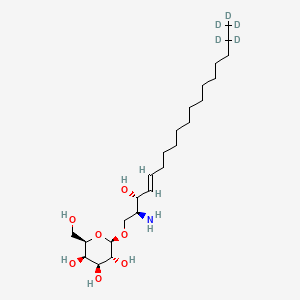 Chemical structure of Psychosine-d5