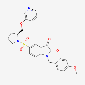 Chemical structure of Caspase-3-IN-1