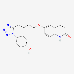 Chemical structure of 4'-trans-Hydroxy Cilostazol