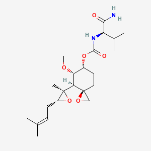 Chemical structure of PPI-2458