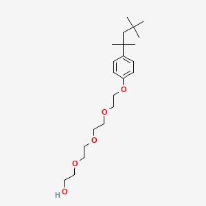 Chemical structure of 4-(2,4,4-Trimethylpentan-2-yl)benzene-PEG4-OH