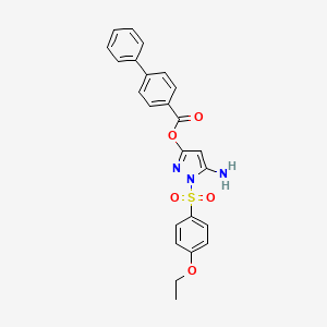 Chemical structure of NS2B/NS3-IN-2