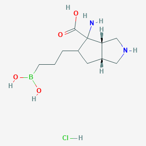 Chemical structure of ARG1-IN-1 hydrochloride