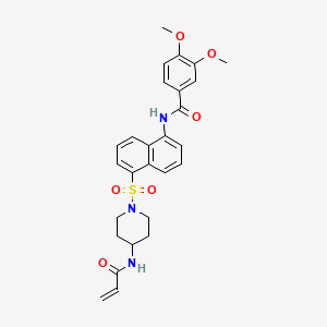 Chemical structure of BJJF078