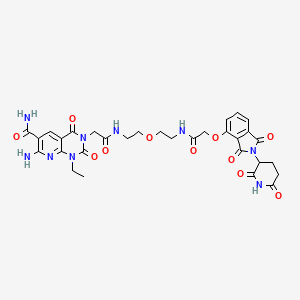 Chemical structure of PROTAC eEF2K degrader-1