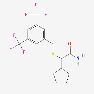 Chemical structure of mEH-IN-1