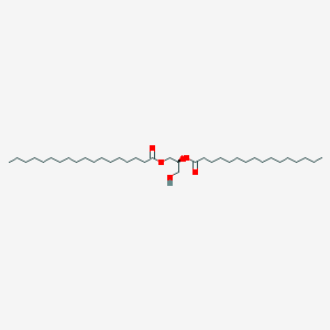 Chemical structure of 1,3-17:0 DG-d5