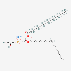 Chemical structure of 16:0-18:1 PG-d31