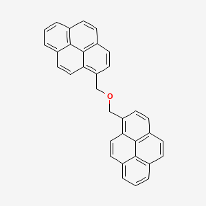 Chemical structure of Di-(1-pyrenylmethyl)ether