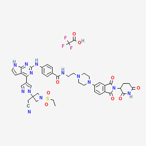 Chemical structure of SJ1008030 TFA