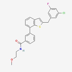 Chemical structure of GPR52 agonist-1