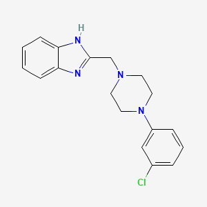 Chemical structure of Dopamine D4 receptor antagonist-1