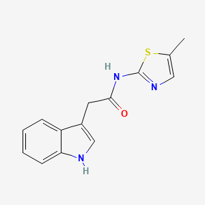 Chemical structure of GSK-3β inhibitor 12
