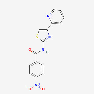 Chemical structure of Antimycobacterial agent-4