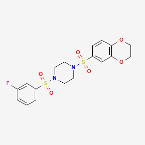 Chemical structure of PKM2 activator 5